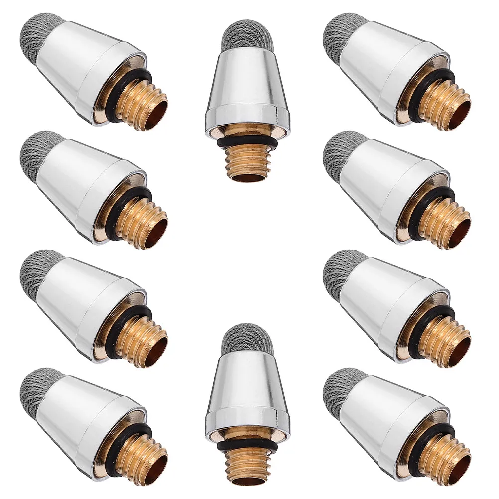 

10 шт. сменных наконечников для емкостных стилусов, износостойкие, с резьбовым креплением, для планшетов, ноутбуков, телефонов