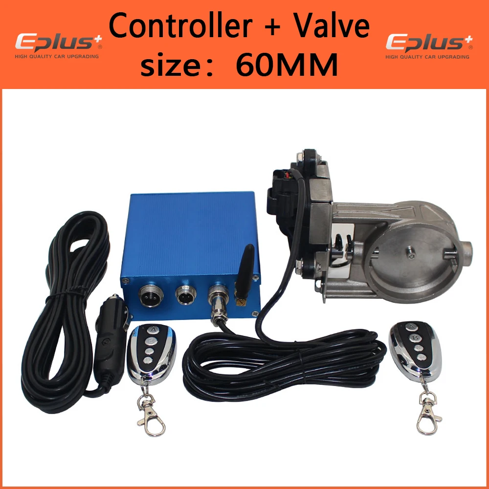 EPLUS Auto Uitlaatpijp Klep Elektrische Kit Universele Multi-hoek Modus 51 63 76 MM Controller Apparaat Afstandsbediening kit