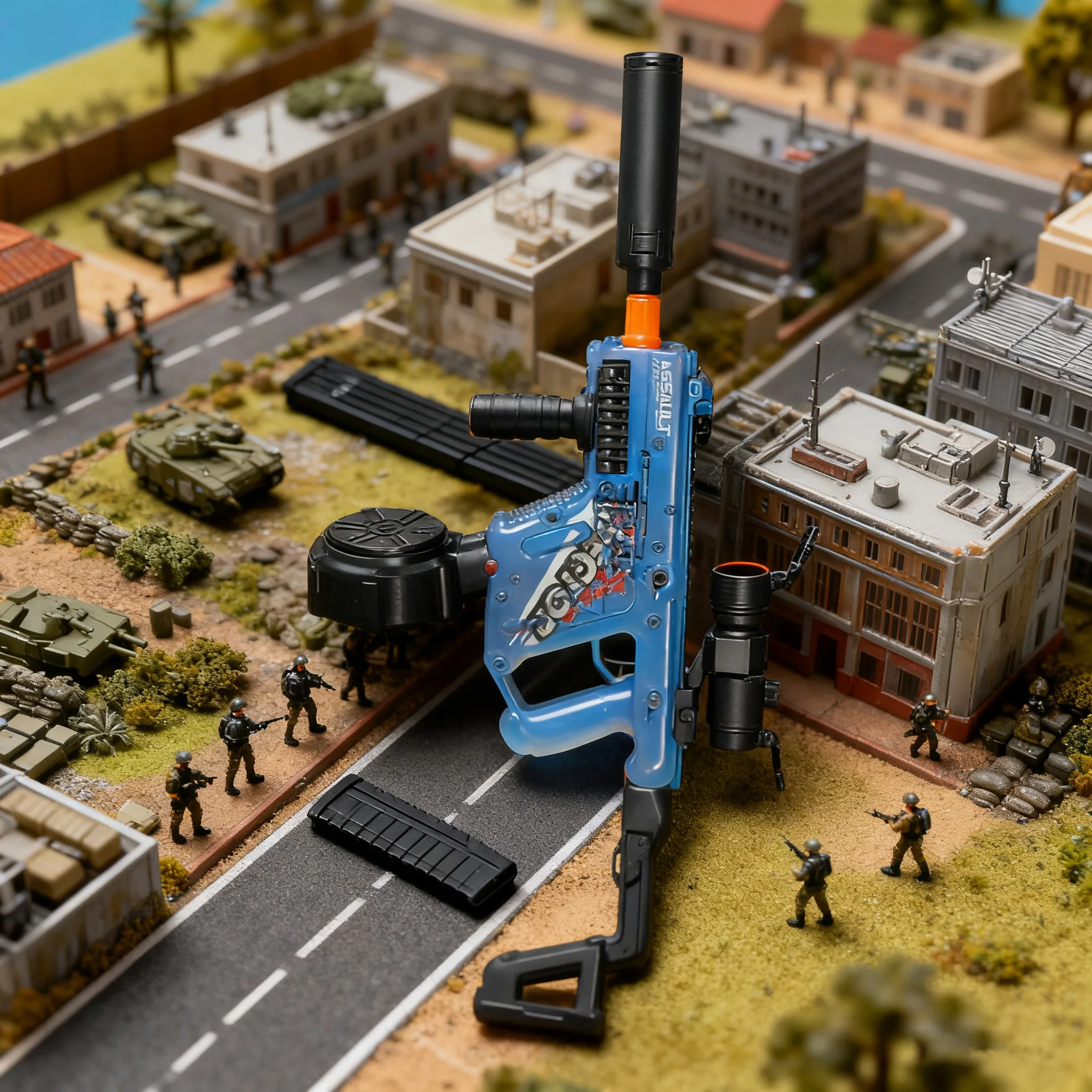 M416 Gel Ball Blaster Genitore Bambino Giocattoli da esterno Gioco di costruzione di squadre di famiglia Regali sicuri per attività da giardino per bambini