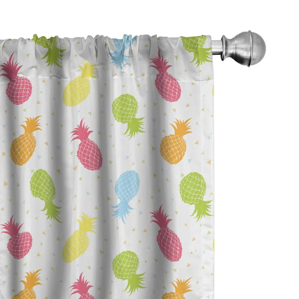 Pia Cortina de Microfibra, La Primavera Colorida Fresca, Juego de 2 Paneles para Decoración de Sala de Estar y Dormitorio, 56 x 84