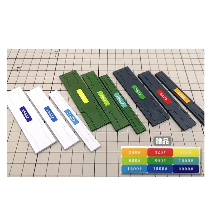 3 stks Hobby Model Schuurpapier Schuurmachine Geen lijm Schuurplank Schuurpapier Houder Voor Modelbouw DIY Accessoires Tool