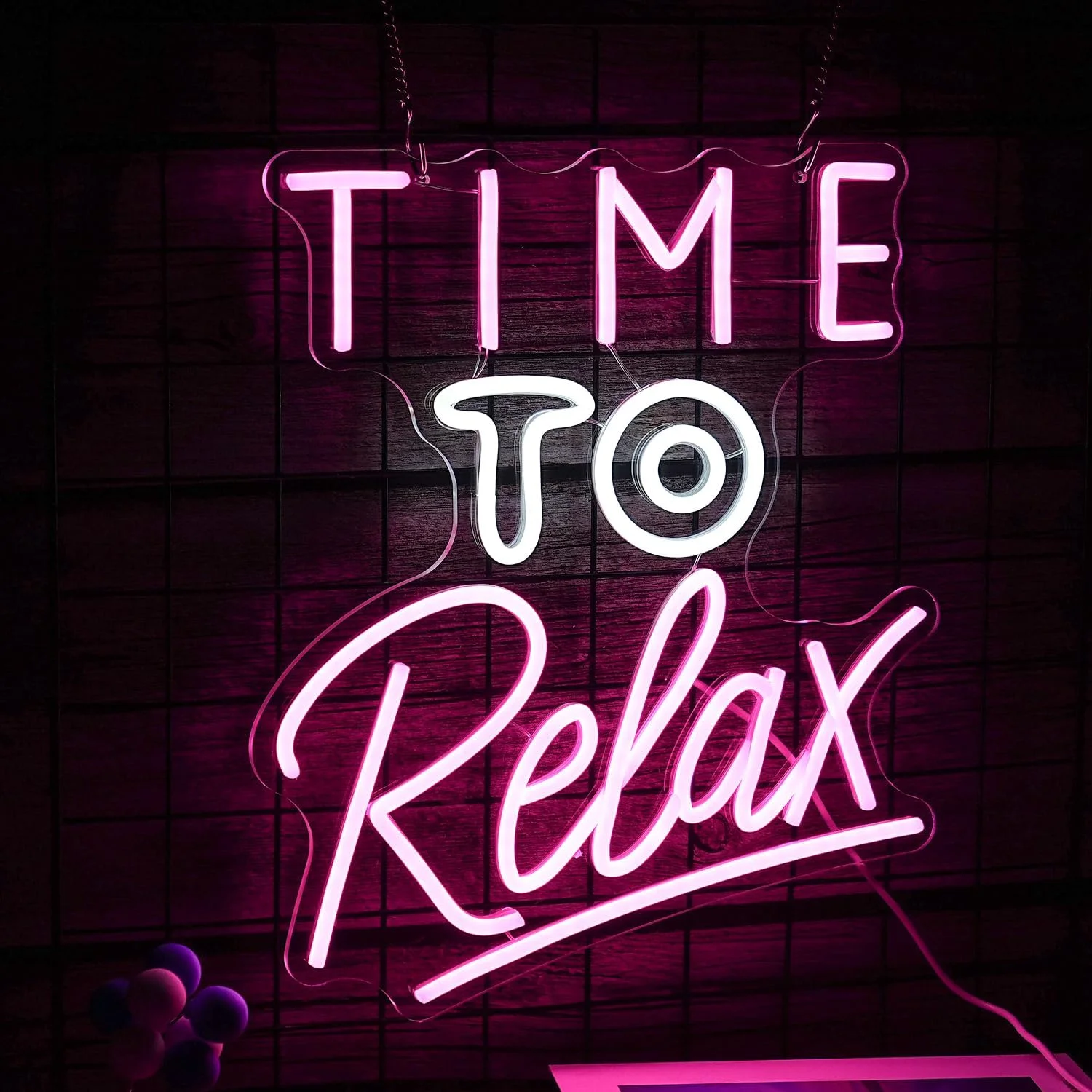 Time To Relax Neon Sign, Neon Sign Bedroom Decor ,Text Neon Sign ,Home Decor Sign,Gift For Her