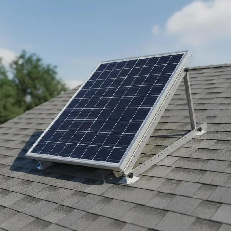 

Adjustable Photovoltaic Support Rack 41-Inch For RV Roof Boat Off-Grid System, 0-90° Tilt Angle 100-300W Panel Compatibility