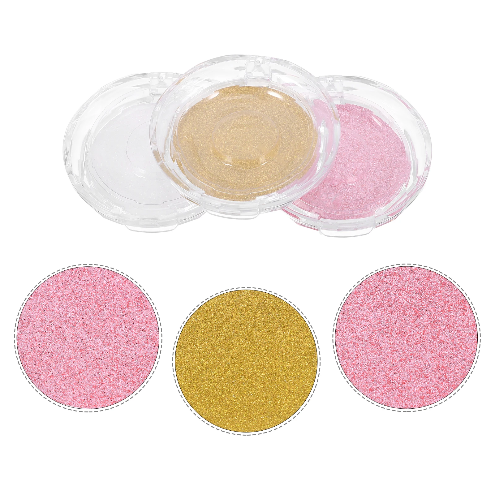 

3 Pcs Plastic Eyelash Storage Boxes Organizer Travel Cases Empty Eyelash Holders For Women Girls Makeup Artists
