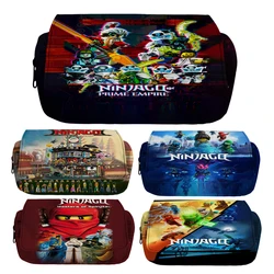 Game Ninja Pencil Case Boys Girls Teens School Supplies Cartoon 3D Print Pencil Case Office Pencil Bags Makeup Purse