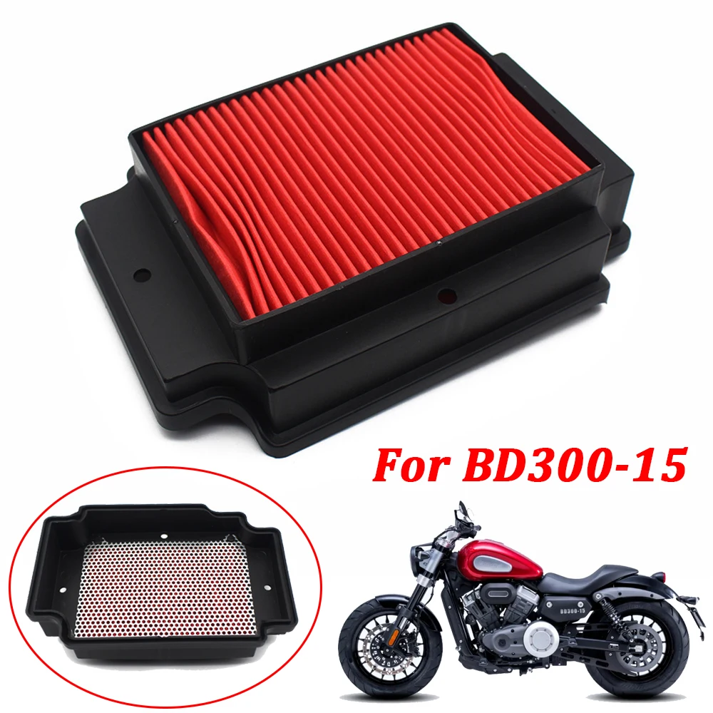 Motorcycle Replacement Engine Air Intake Filter Cleaner Air Filter Element For Benda BD300-15 BD 300