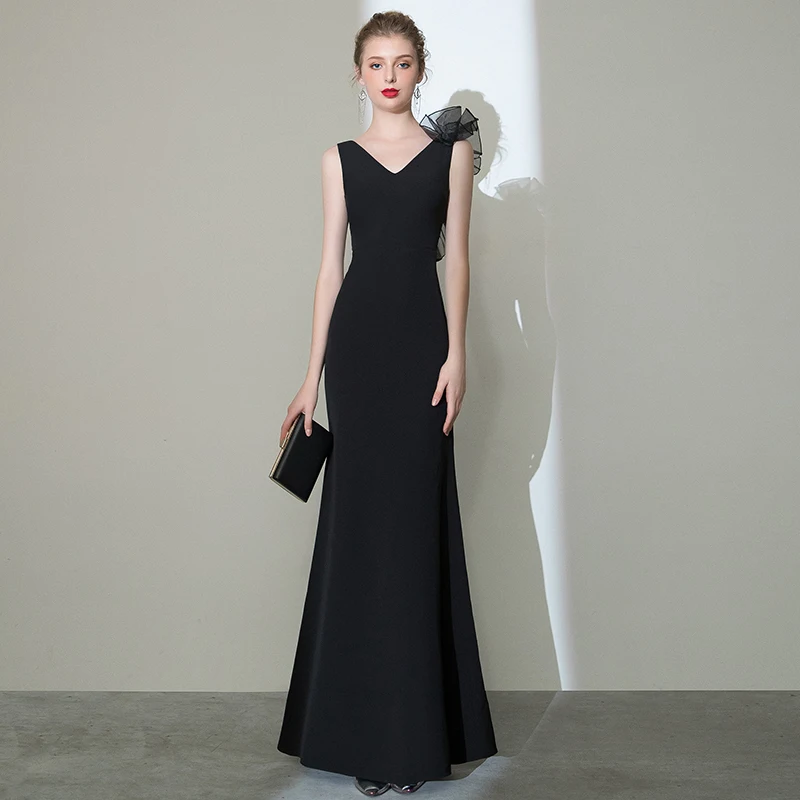 

Fanhina Bla Evening Gown Women's Host Art Exam Tailored Long Sexy Fi Tail High-End Aosphere Ele Korean Sle Weddin...