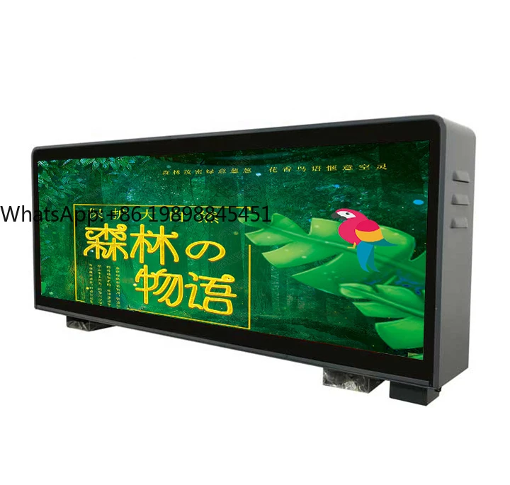 

4G Wifi Outdoor P2.5 P3 P4 Double Sided LED Display Advertising Car Roof Sign Screen for Top LED GPS Function for taxis