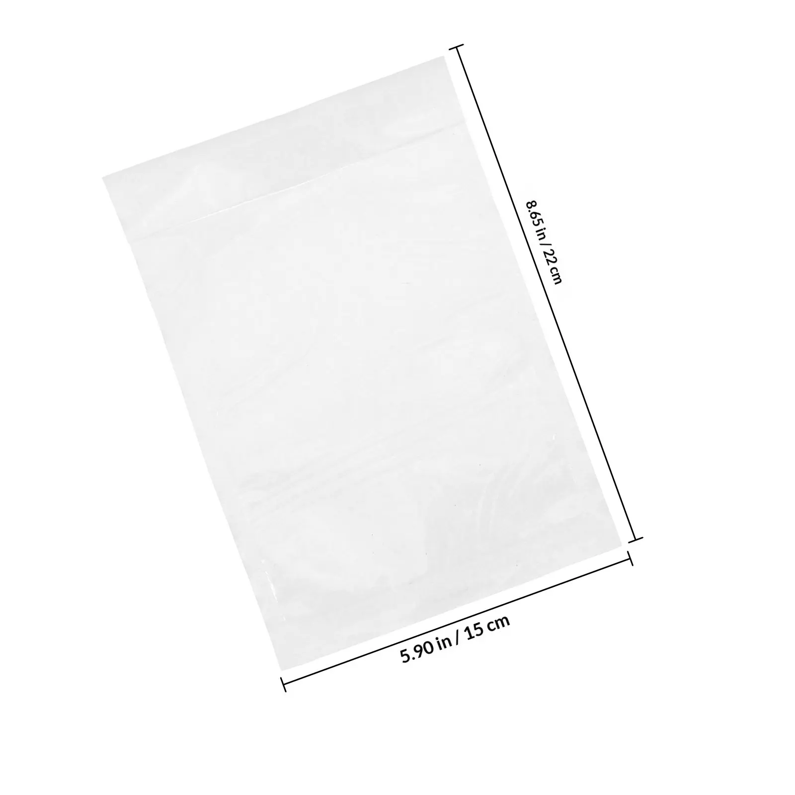 100 Pcs Document Bag for Shipping Clear Packaging Bags Envelope Mailing Label Pouch Cash