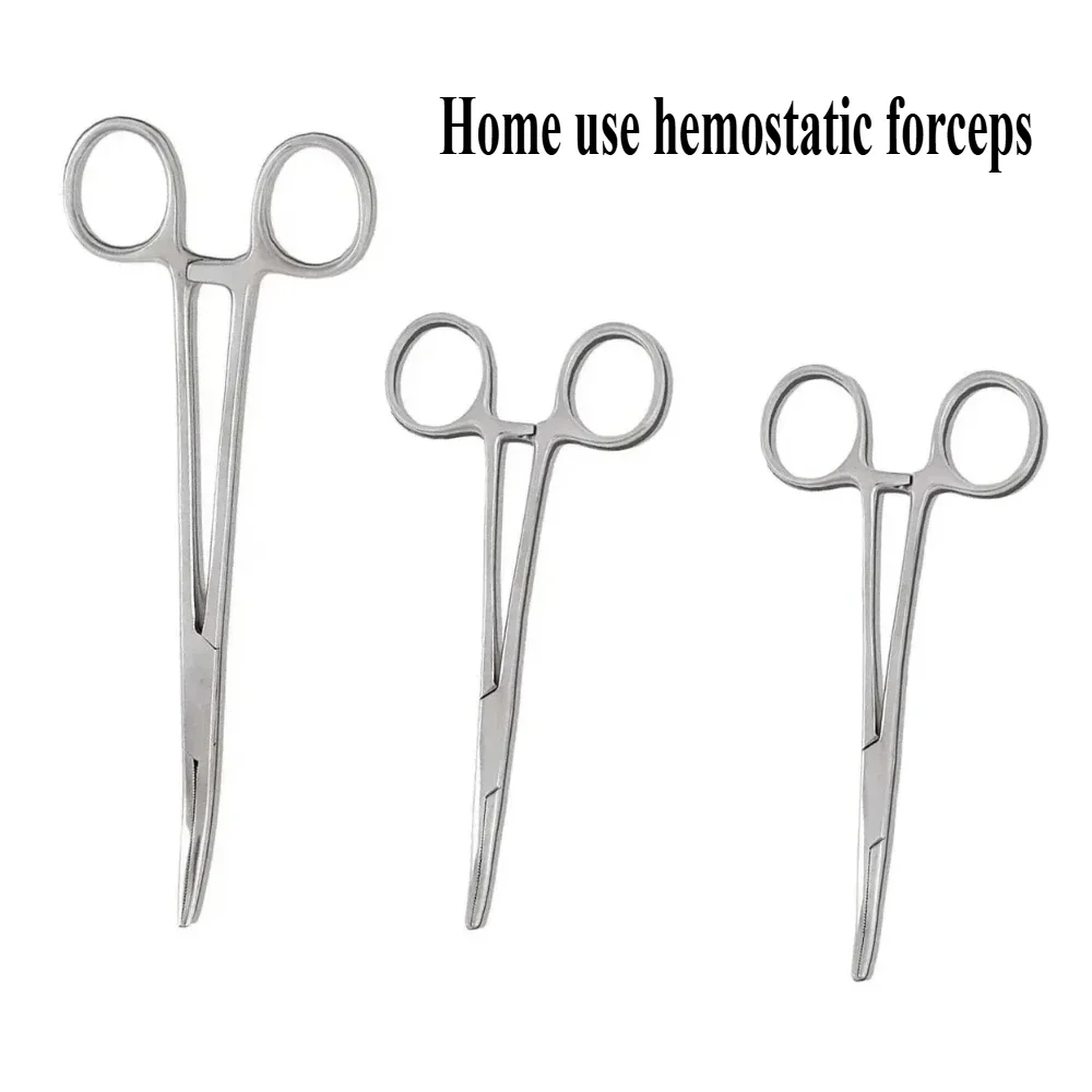 Pet Hemostatic Clamps Veterinary Equipment Surgical Forceps Care Supplies Tools Fishing Pliers Stainless Steel 1/2/3pcs Elbow