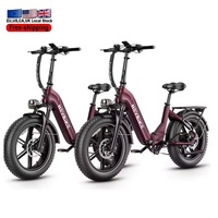 750W BaFang Motor 48V 20AH Step-Thru Electric Bike for Adults ,35-90miles Full Suspension Ebike 2025 New electric bikes