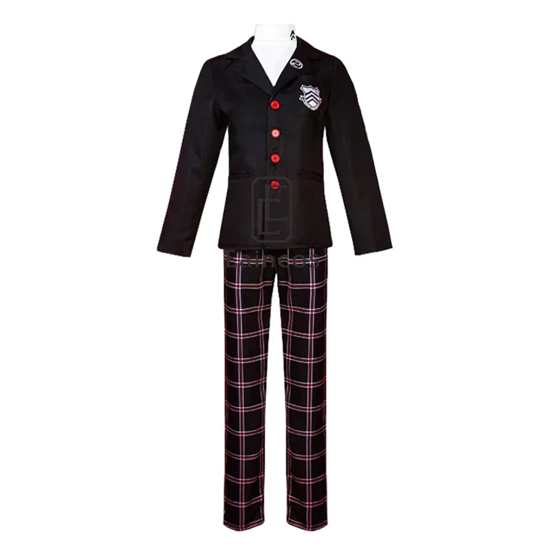 Person 5 Kurusu Akira Joker Cosplay Costume Uniform Suits Yoshizawa Kasumi School Uniform Outfit MS33137