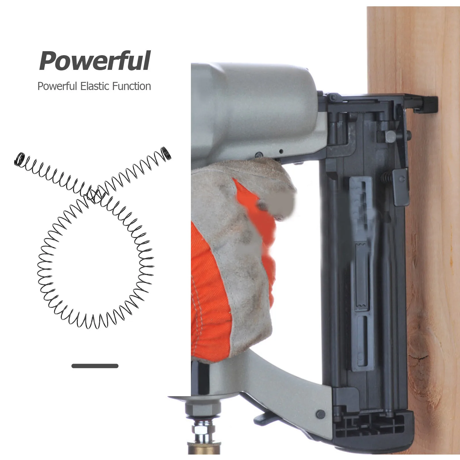 

5Pcs Nailer Springs Carbon Steel Heavy Duty Replacement for Accurate Consistent Nailing Nailer Metal Springs Supplies