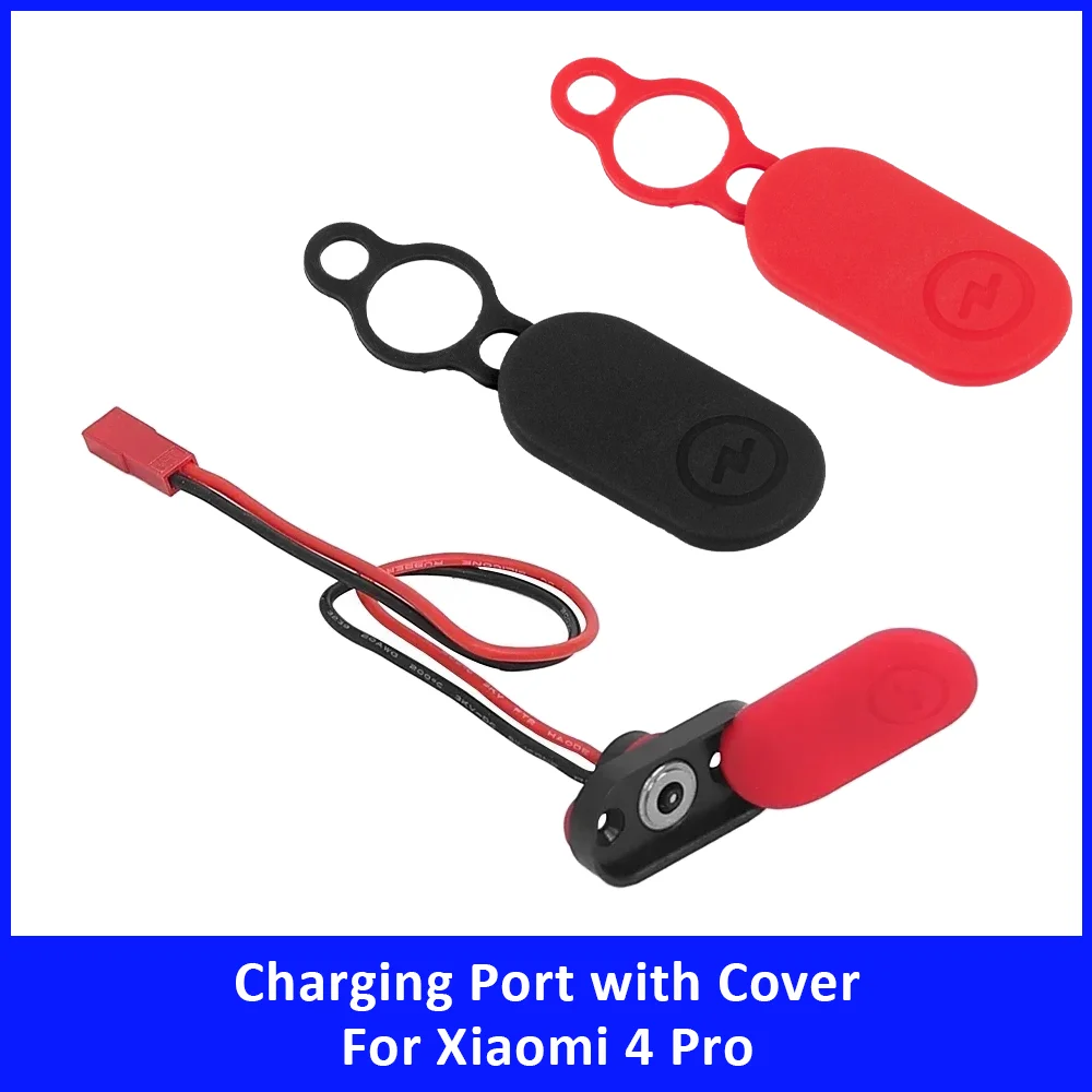 

Charging Port Plug with Waterproof Cover for Xiaomi 4 Pro Charging Interface Charging Port Cover Electric Scooter Accessories