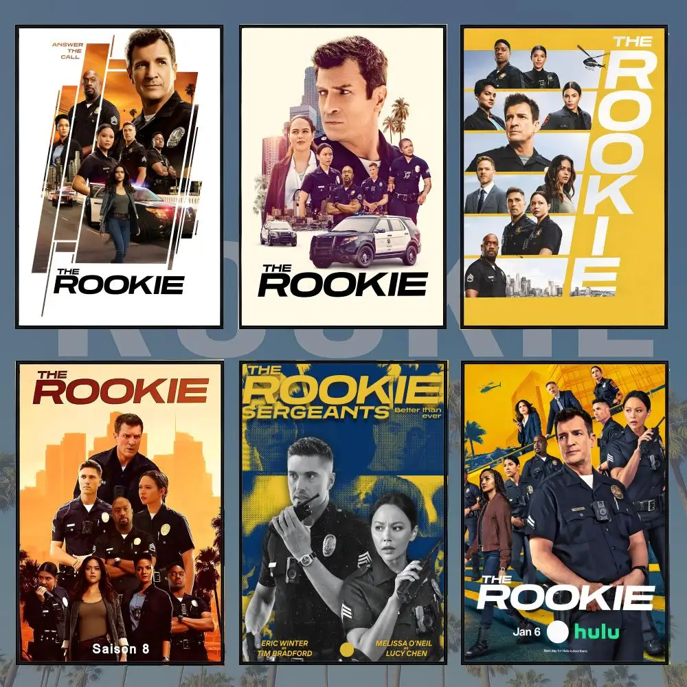 TV The R-Rookie Comedy Poster PP Self Adhesive Decorative Poster Waterproof Waterproof for Apartment Bedroom