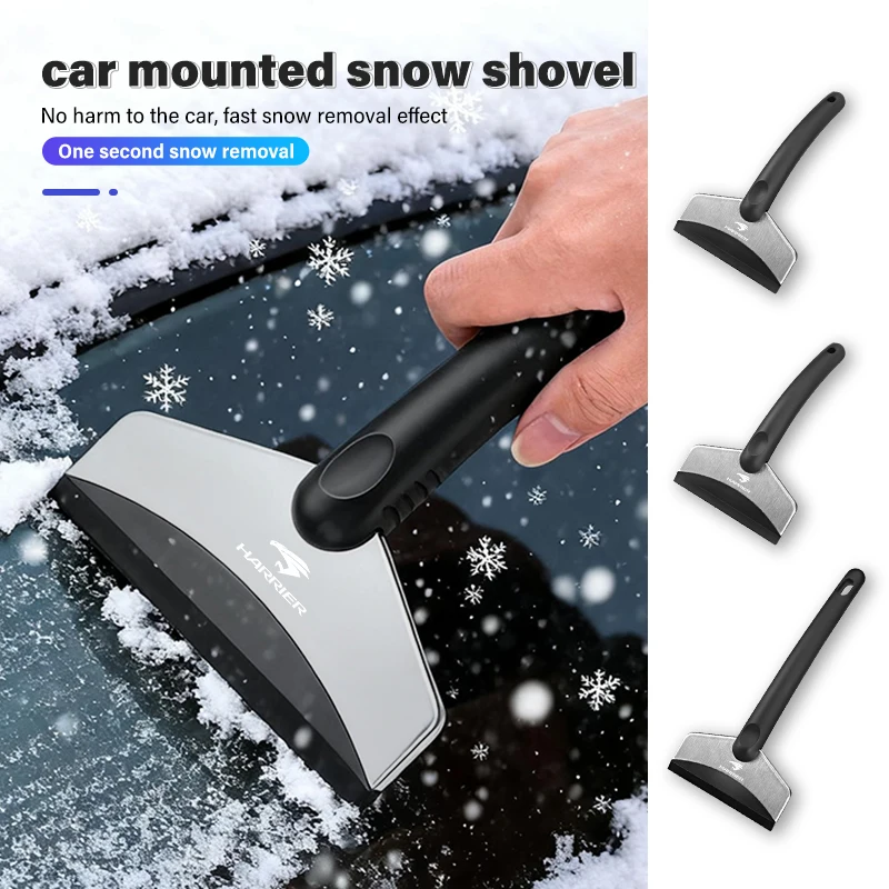 Car Snow Shovel Winter Windshield Defrosting Ice Scraper Tool For Toyota Highlander Auris Harrier Prius Crown Prado 120 150