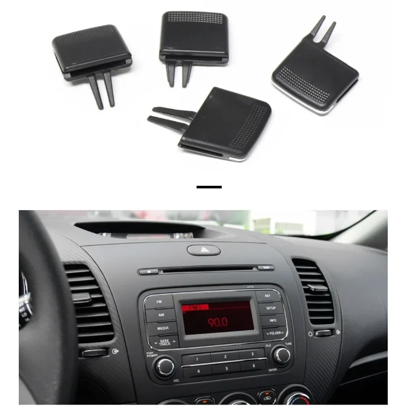 Air conditioning vent toggle piece outlet card clip wind direction plectrum knob For Kia K3 2011-2018 97480-4X000