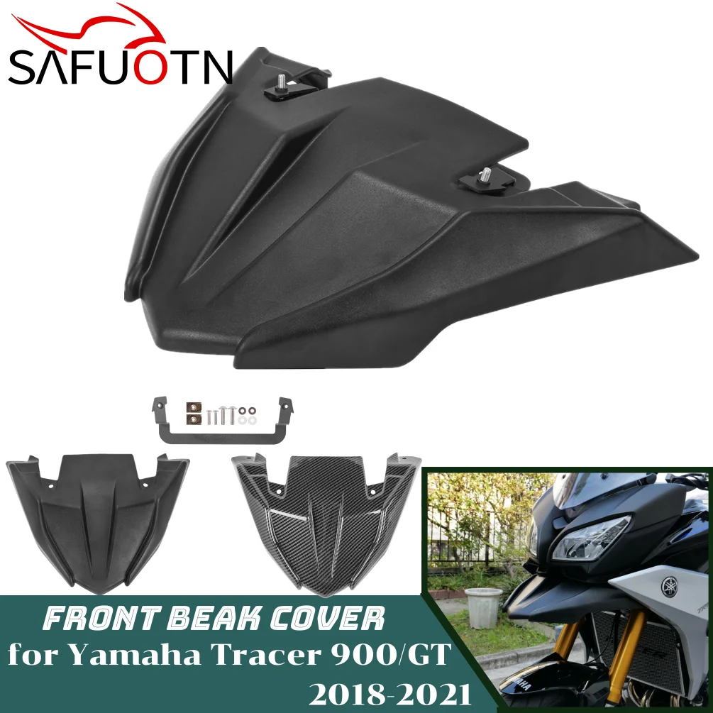 

Tracer900 Front Beak Cover For Yamaha Tracer 900 GT FJ-09 2018-2021 2020 Motorcycle Wheel Fender Beak Nose Cone Extension Cover