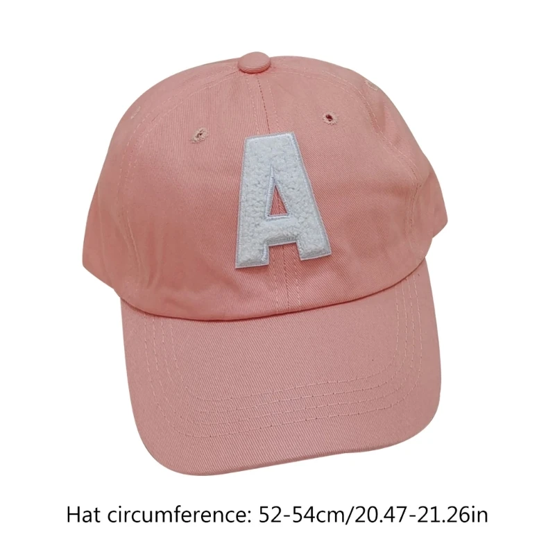 2023 New Kid Baseball Cap Fashion Alphabet-A Sport Hats for 1 2 3 4 Years Old Boy Girl Sun Protective Hat Outdoor Beach Headgear