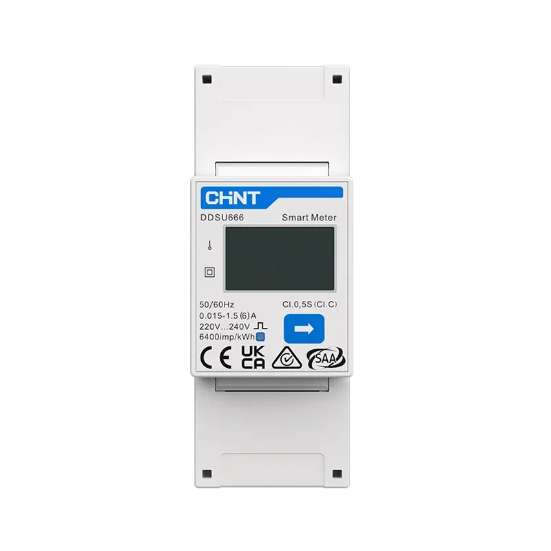 CHINT DTSU666-G 250A/50mA,250A/50mA RS485 ModBus Household Electronic Din Rail Power Meter