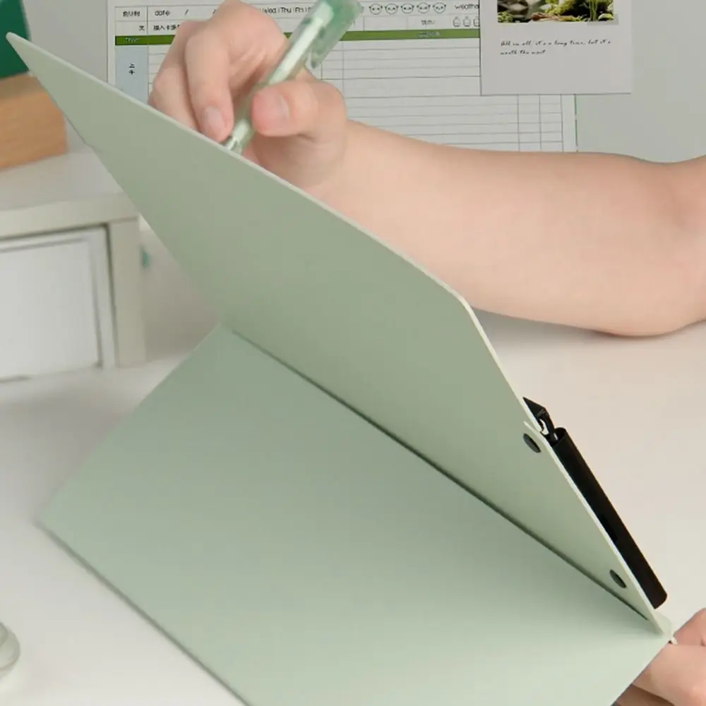 

Stationery Writing Pad Stand File Folder Clipboard Portable A4 Board Clip Folder Document Folding Paper Display Stand Shelf