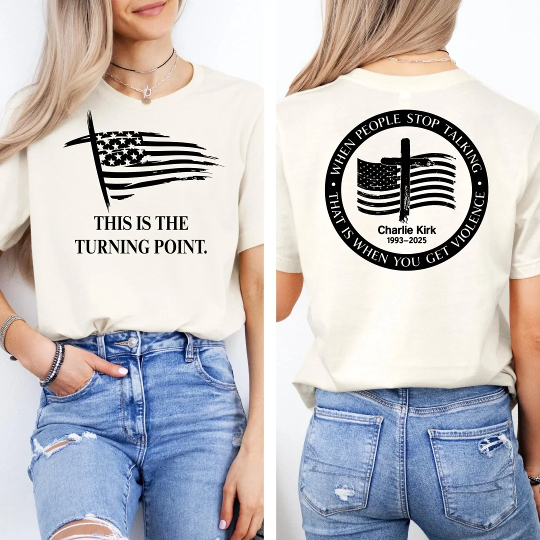 This Is The Turning Point Shirt, Charlotte Kirk Shirt, Social Justice Top Freedom of Speech, Shirt, Politisches Aktivisten-Shirt