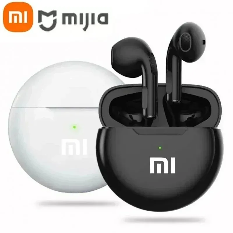 XIAOMI Air Pro6 سماعة لاسلكية تعمل بالبلوتوث سماعات أذن TWS تعمل باللمس مع ميكروفون Hifi مؤثرات صوتية سماعات أذن للموسيقى الرياضية