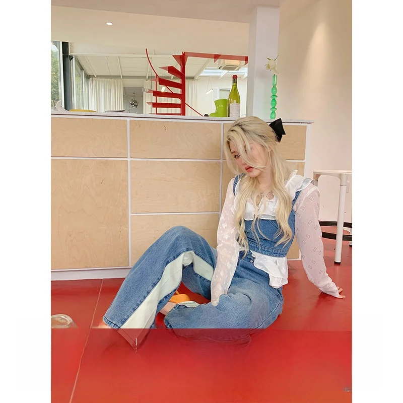 

Женский джинсовый жилет Sweet Cool ort Denim ter Ne, новинка 2023 года, для ранней весны, для отдыха на природе, приталенный, однотонный топ