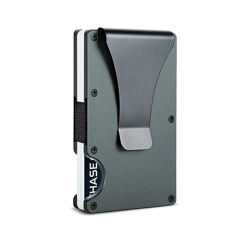 2024 Rfid Credit Card Holder Men Women Minimalist Wallets Metal Slim Thin Tactical Business ID Bank Cardholder Case porte carte image 3
