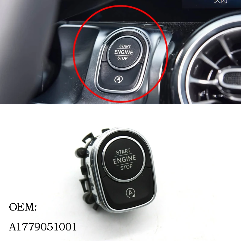 Original One-Button Start Stop Switch for Mercedes A1779051001
