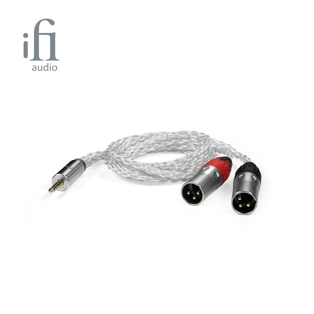 iFi 4.4mm to XLR Balanced Adapter Cable Balanced Signal Transmission 16American Wire Gauge Total Diameter OFHC Conductors