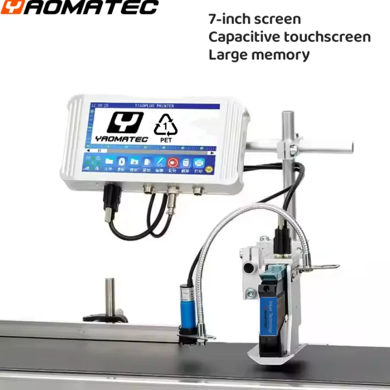 half an inch automatic coding machine mask Online Inkjet Printer Thermal Inkjet TIJ Printer for automatic conveyor belt