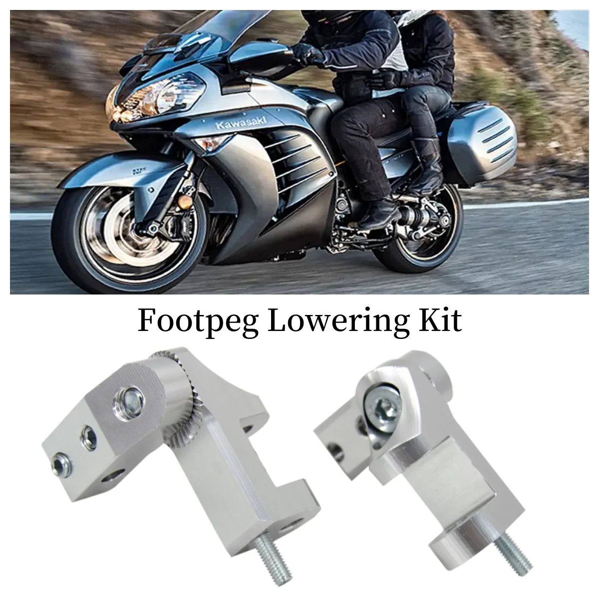 

Аксессуары для мотоциклов, подножка заднего пассажира, подножка, подножки, опускающий комплект для Suzuki DL 650 DL650 DL1000 V-Strom