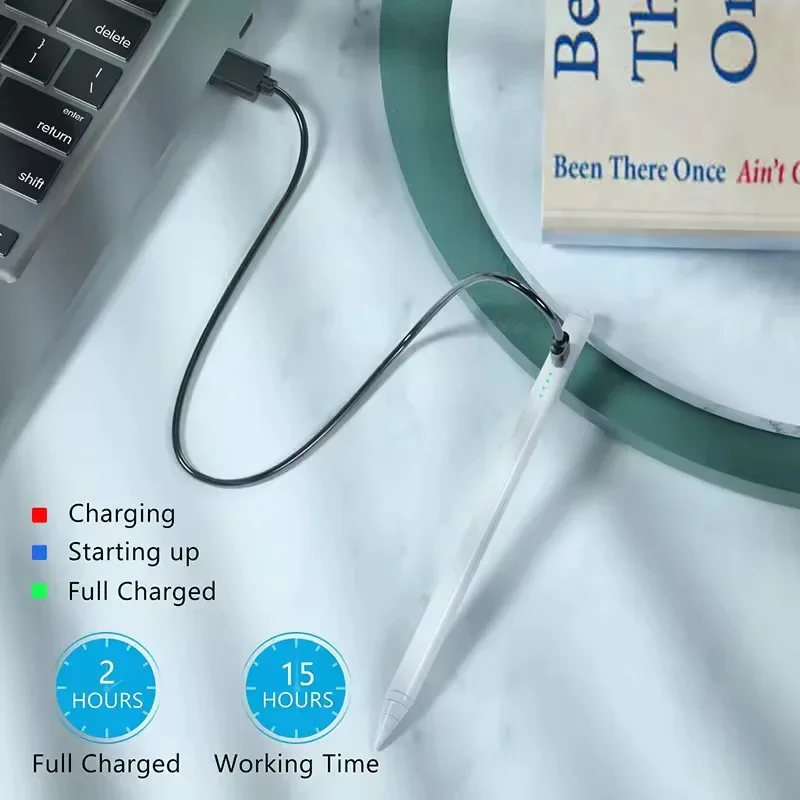 iOS 안드로이드 터치스크린용 유니버설 스타일러스 펜, 아이패드 애플 펜슬용 정전식 펜, 삼성 화웨이 샤오미 태블릿 펜