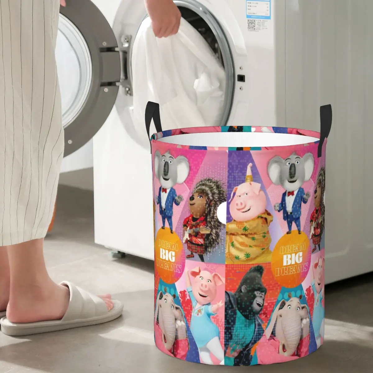 

Складные корзины для белья Sing, корзина для хранения грязной одежды, большая водонепроницаемая коробка