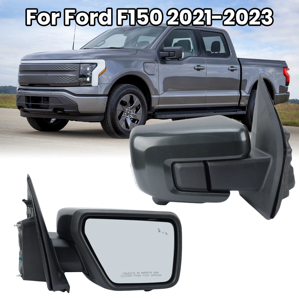 

18 + 1 шт. зеркало заднего вида в сборе для Ford F150 2021-2023 EC объектив напольный светильник складная камера боковое зеркало автомобильные аксессуары