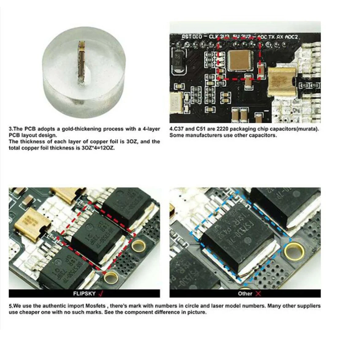 New 4.12 50A ESC Based on VESC 4.12 Electric Speed Controller for Skateboard/E-Scooter SK8 DIY Accessory