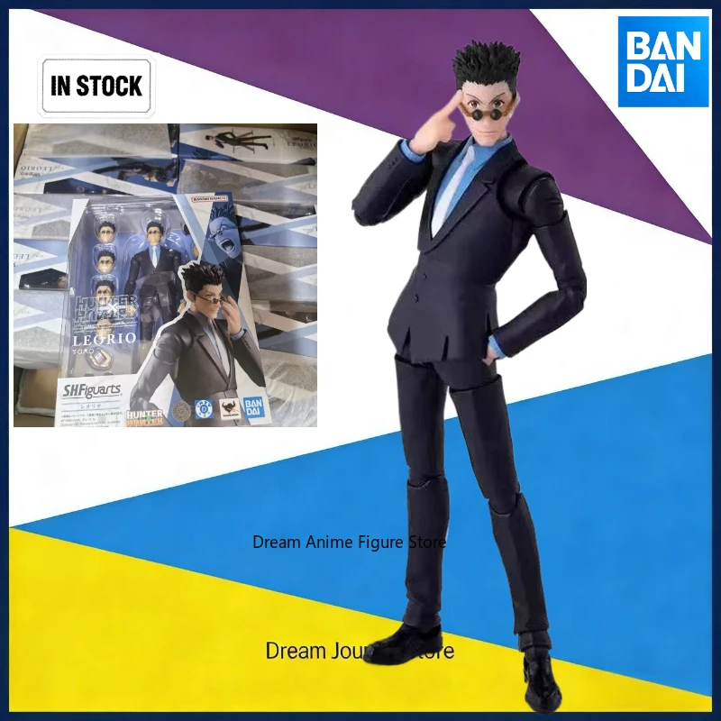 

In stock original Japanese version Bandai SHF HUNTERxHUNTER Leorio model figure toys gift collection