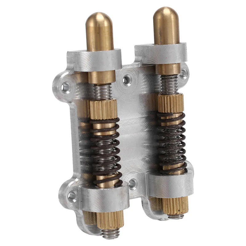 

2X Guitar Brass Double Tremolo Bridge Stabilizer Stopper Stabilizing Device Arming Adjuster Tremsetter ESP Style