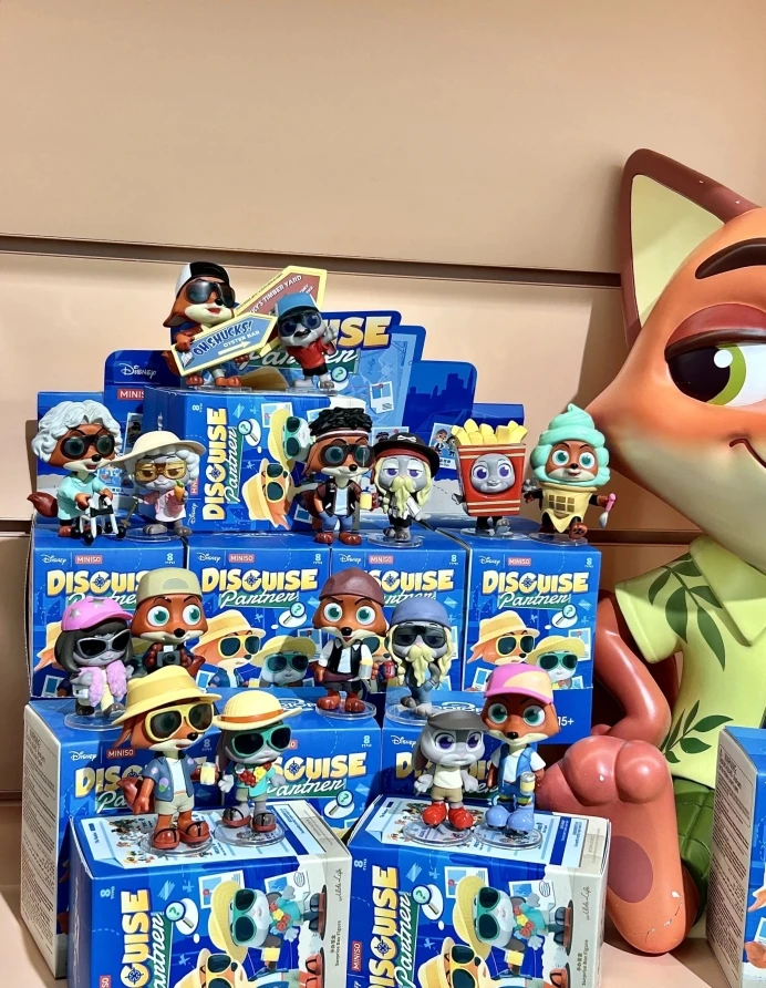 

New Zootopia Partner Disguises Series Blind Box Trendy Ornament Handmade Cute Anime Figure Decor Toys Gift