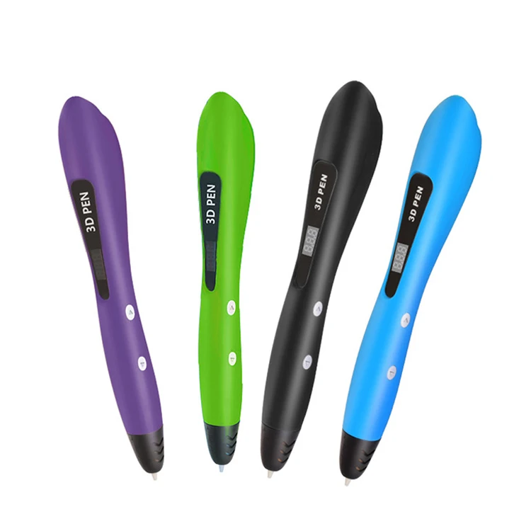 Kids DIY 3D Printing Pen 3d Pen Set for PLA Filament  LCD Display 3D Pen for Chidren Child's Birthday Christmas Creative Gift