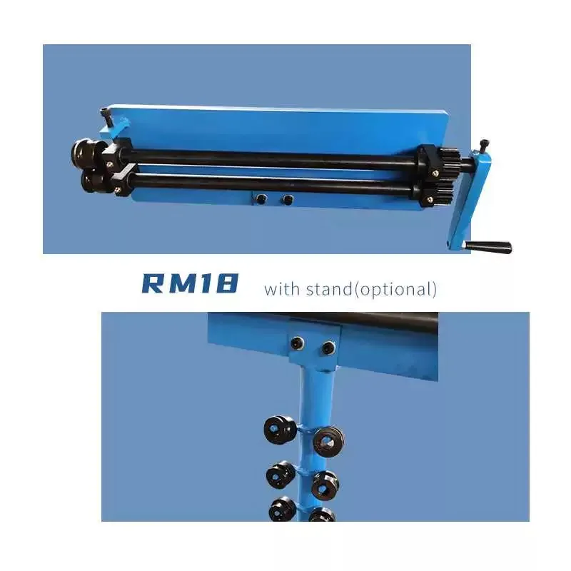 Hand Operated Iron Sheet Beading Machine Industrial Metal Plate Rolling Edge Forming Processing Equipment