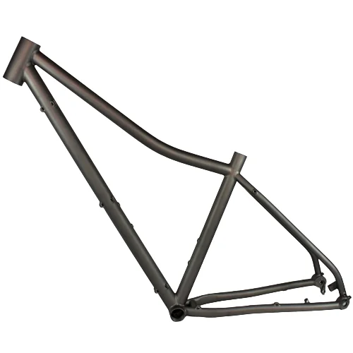 Titanium Hardtail Bike Frame For 29er Titanium Fat Bike & Downhill Titanium Mtb Bike Frame Handle Bar Thru Axle Dropout