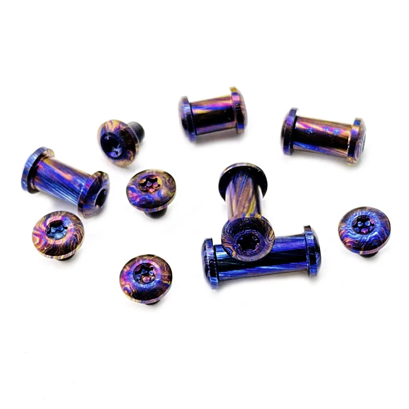 

1PCS M3.5 Thread Knife Handle Timascus Lock Screws Folding Knives Shank Spindle Axis Rivets DIY Make Accessories Nails T8 Screw