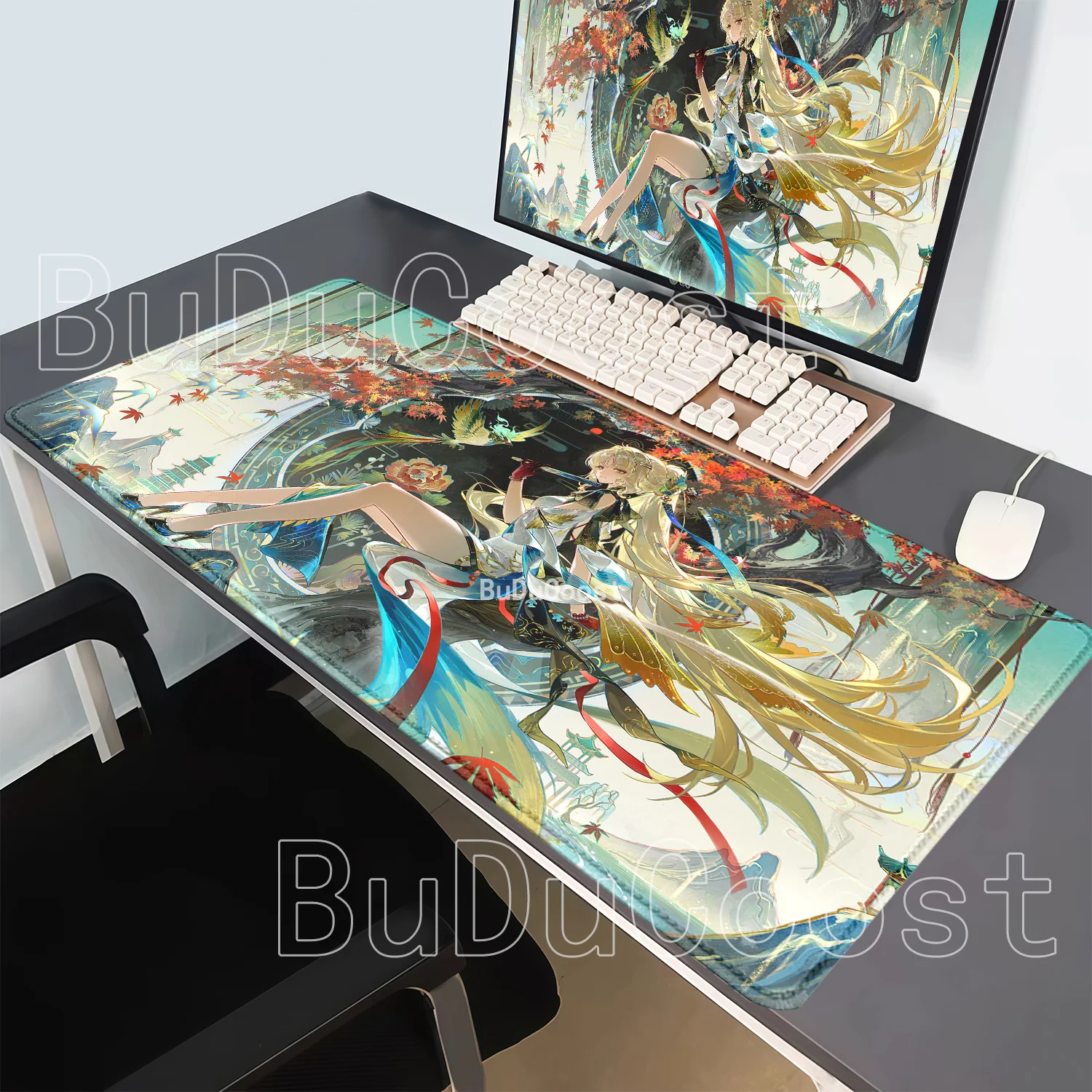 HD Printing Suisui‌ Yangyang Wuthering Waves WuWa Mouse Pad Office Accessories Mousepad Gaming Non-slip Anime Sexy Girl Desk Mat