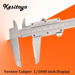 Medidor de aço Carpenter Tools Vernier Caliper, pinças de metal, instrumentos de medição paquímetro profissional Régua de profundidade