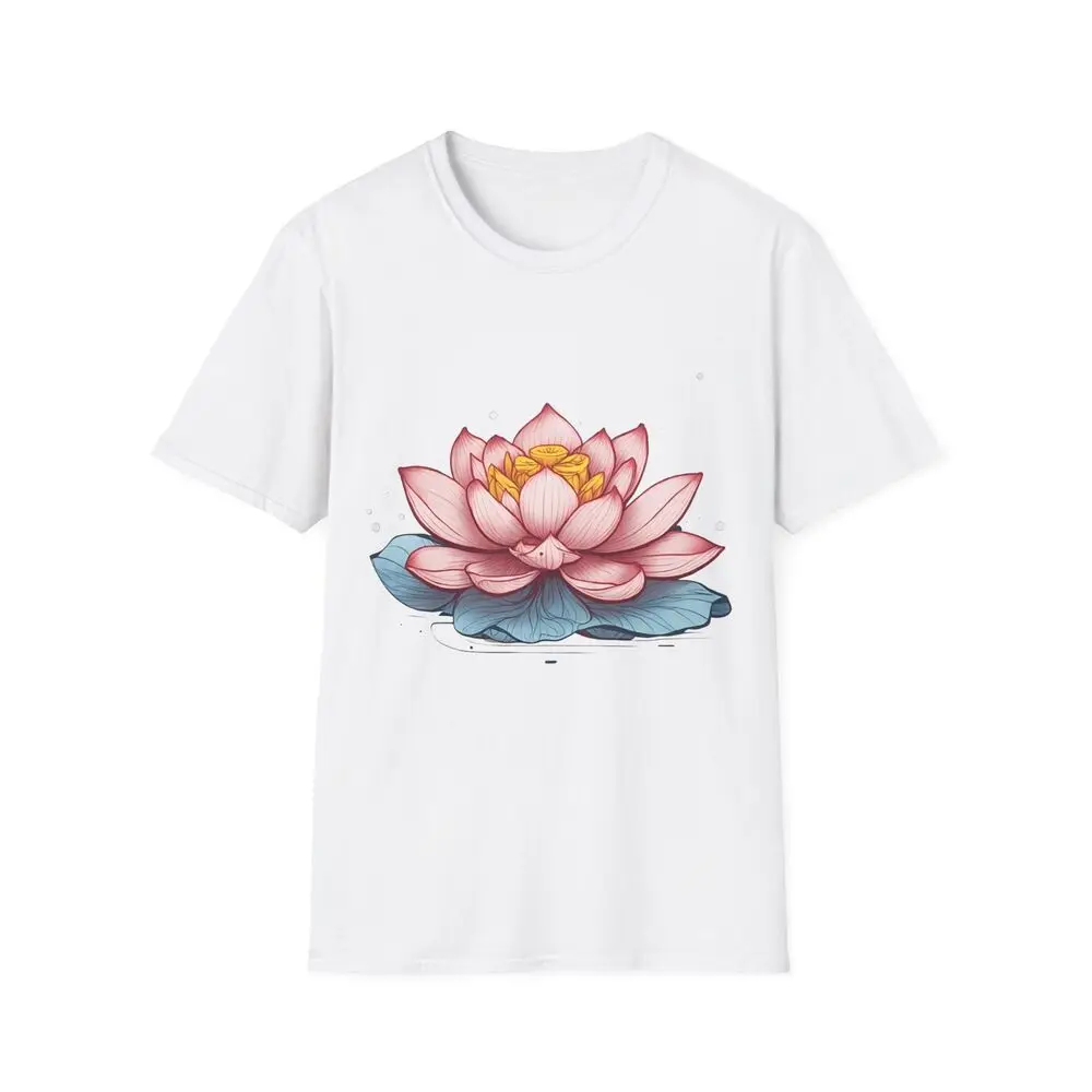 Unisex Colorful Floral Graphic Tee - Versatile For All Occasions Anime Graphic T-shirts High Quality 100%Cotton Short Sleeve