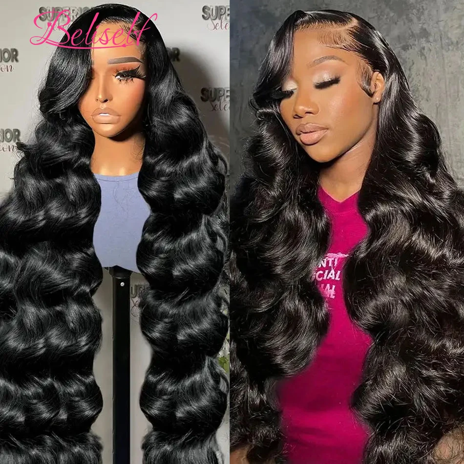 13x6 HD Lace Frontal Wig Body Wave HD Lace Wig 13x6 Human Hair Glueless Wig Human Hair Ready to Wear Beliself