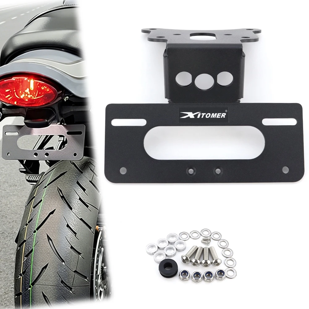 

Fit For Kawasaki Z900RS 2018-2025 Z900 RS Motorcycle Rear Tail Tidy Fender Eliminator Kit License Plate Holder Bracket Black