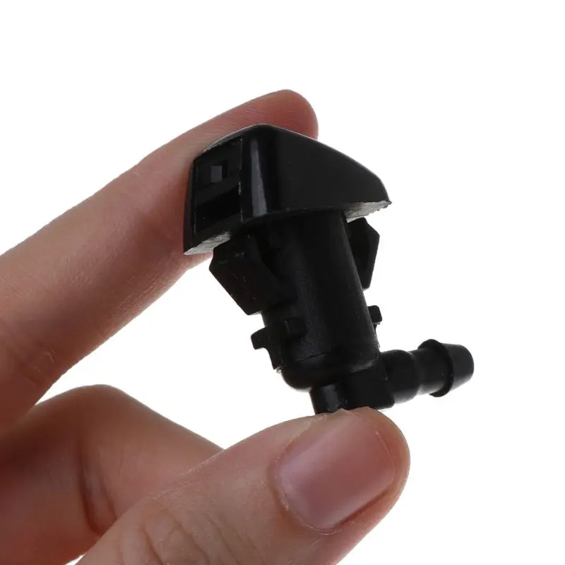 2Pcs Car Front Windshield Washer Nozzle Adapter for Nitro 2007-2011 Commander 2006-2010 Liberty 2008-2012 D7YA